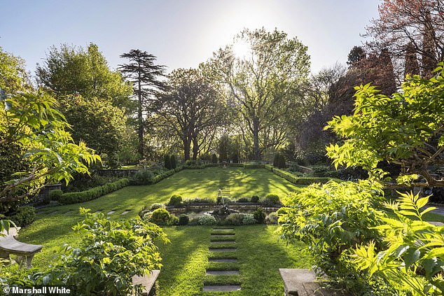 It features a unique garden (pictured) designed by architect Aarold Desbrowe Annear who helped place the house on the Victorian Heritage Register.