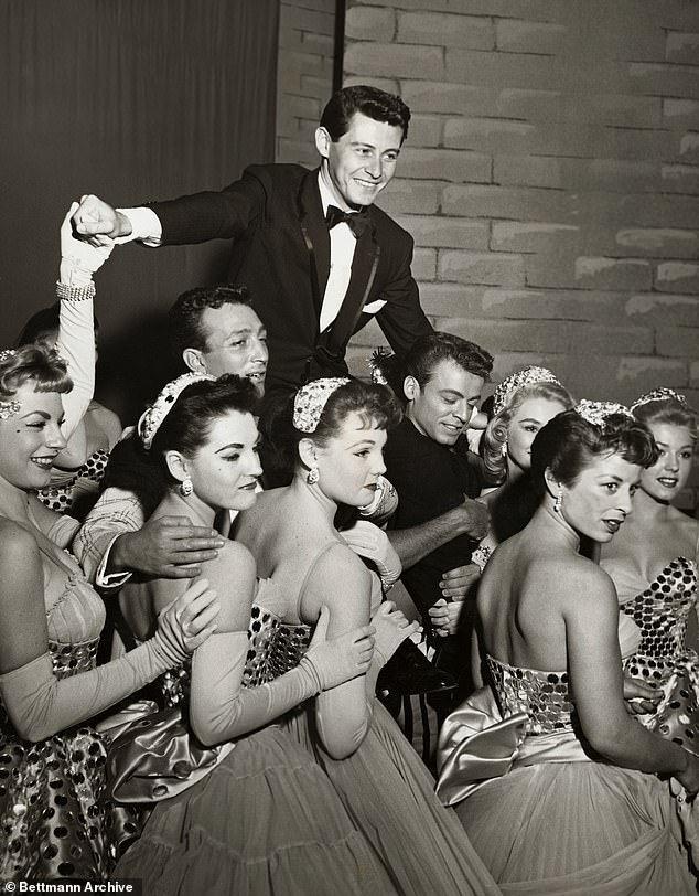 Singer Eddie Fisher seen performing at the Tropicana during his heyday in 1958.