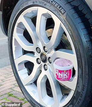 The paste can be used to polish car wheels.