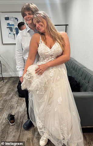 Tech mogul Casey Mackrell married his girlfriend Grace Thoenen, both from Florida, over the weekend.