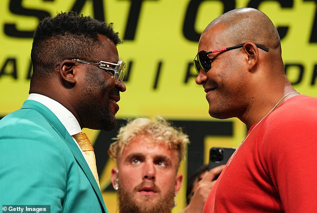 Ngannou (left) will face Renan Ferreira (right) in the SmartCage in his PFL debut.