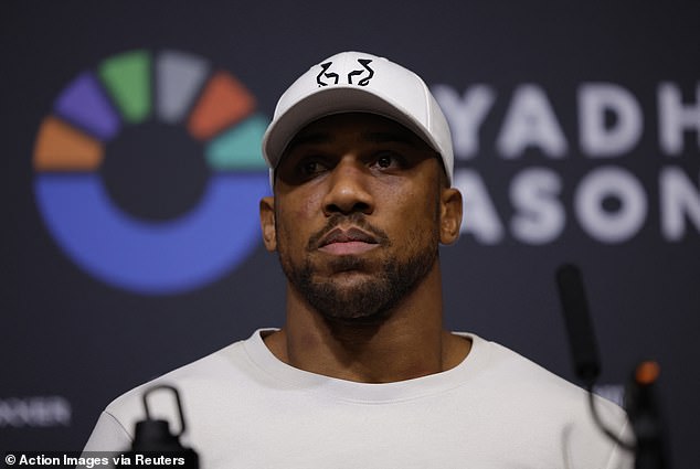 Ngannou also offered his opinion on Anthony Joshua's (pictured) future in boxing and whether he should hang up his gloves.