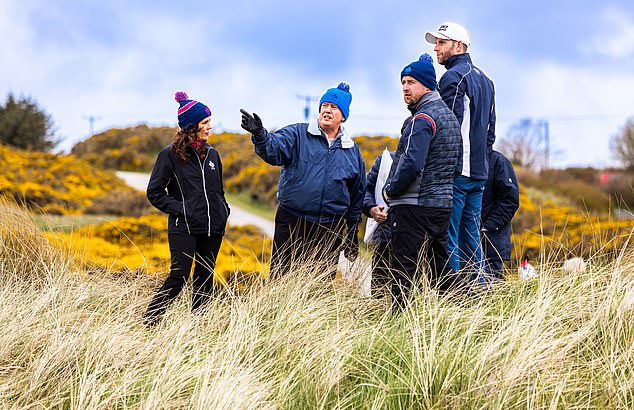 Donald Trump announced that his new Links golf course will open in Aberdeen in the summer of 2025. Pictured is the site for the new championship Links golf course.