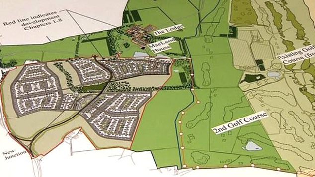 The 18-hole MacLeod course (right) will be built next to the original Balmedie links, which opened in 2012 after a long and controversial planning process.