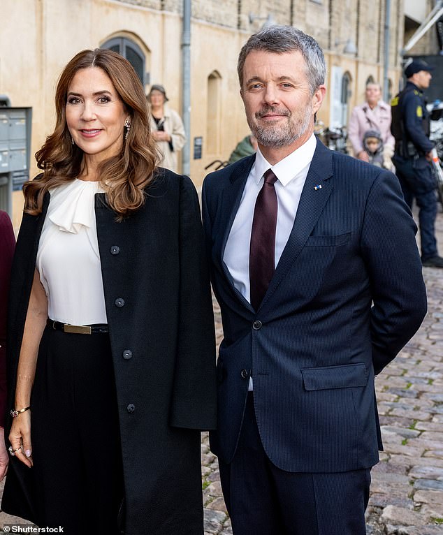 The mother of four attended with her husband, King Frederick, 56, the event held by Iceland's presidential couple, who are currently on a two-day state visit to the country.