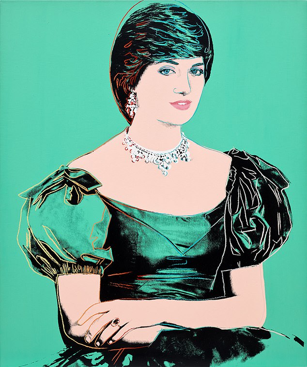 Warhol's portrait of Diana is estimated to sell for considerably more than that of Charles - up to £1.8m, up from £1.5m.