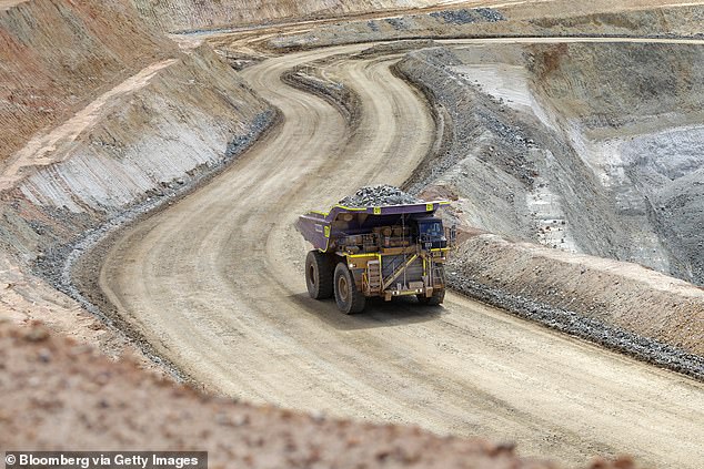 China's iron ore demand is expected to decline in the coming years, impacting Australia's economy (Mount Holland mine in Southern Cross, Western Australia).