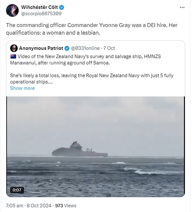 1728540666 858 Cruel trolls target female navy Commander Yvonne Gray after her