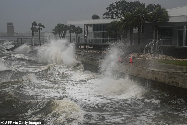 Millions of Florida residents are rushing to evacuate ahead of the 'storm of the century' and Tampa Mayor Jane Castor has warned those who stay that their homes will become their coffins.