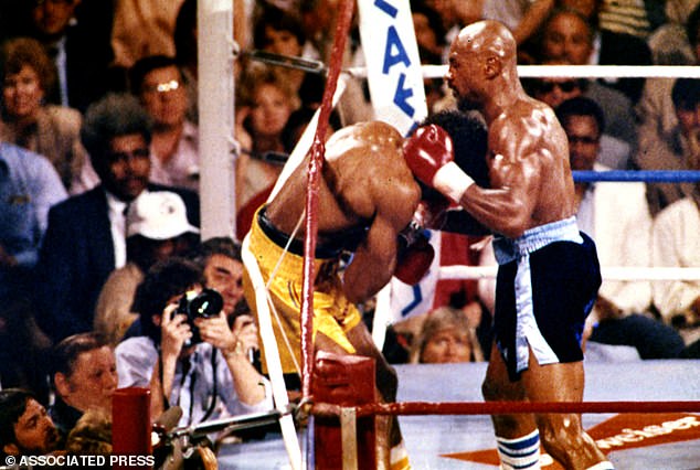 Marvelous Marvin vs Hitman Hearns headlines in Boxing News as Eight Minutes of Chaos