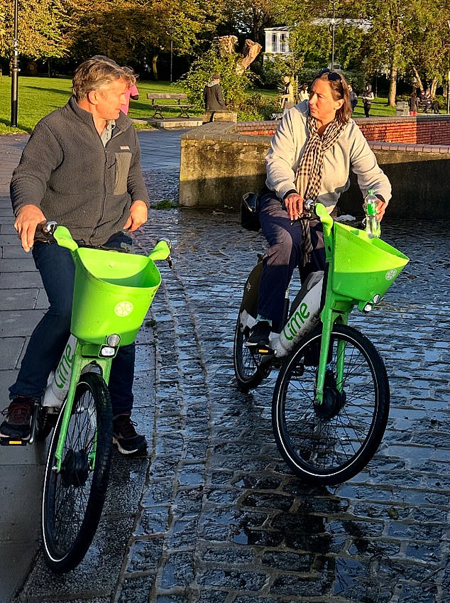 Miranda was spotted cycling with a mystery man on a towpath near Hammersmith Bridge, close to where the BBC star lives, almost a year ago. generating speculation this is her husband