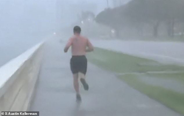 A Tampa man also made headlines Wednesday after he decided to go for a run after the city was locked down to prepare for Milton's arrival.