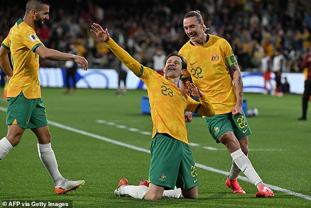 1728565368 22 Watch Craig Goodwins Socceroos screamer as Australia come from behind