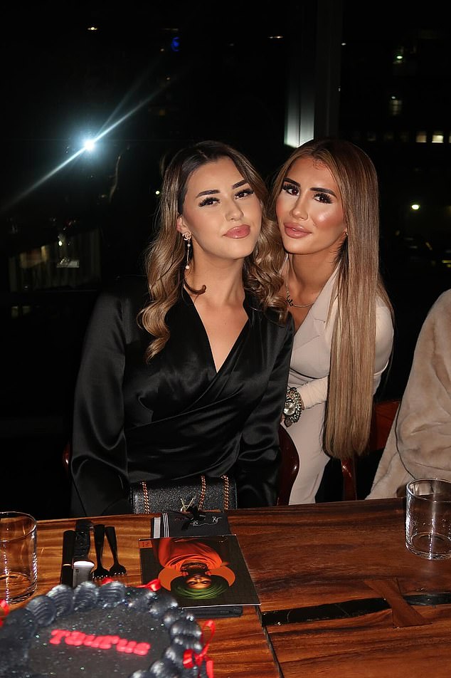 Salon owner Tahlia Andonakis (pictured with Ms Mouhanna) demanded the Daily Mail Australia reporter leave the salon.