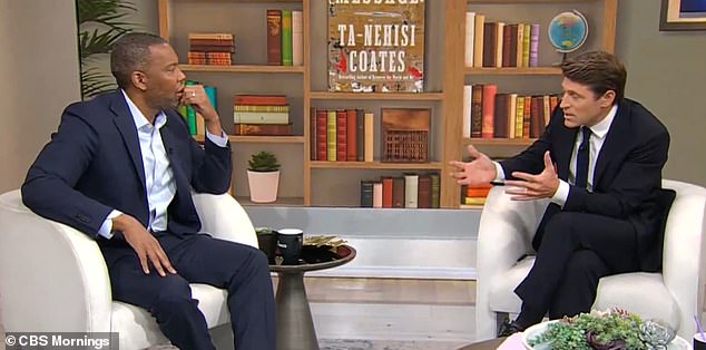 A morning show segment between Tony Dokoupil (right) and author Ta-Nehisi Coates (left) sparked outrage over the host's aggressive questioning last week.