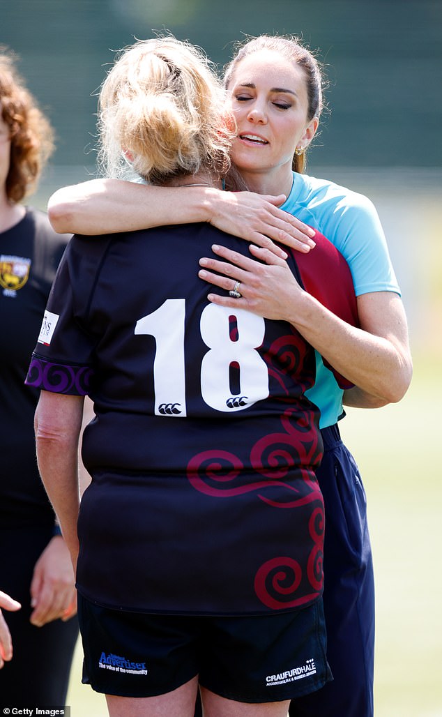 Just weeks after Issy Phipps' death, her mother, Sarah Renton, hugged Kate and gave the princess earrings in memory of her daughter.