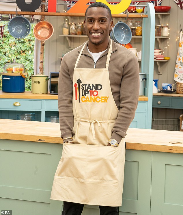 Barrientos pictured on The Great Celebrity Bake Off in 2022