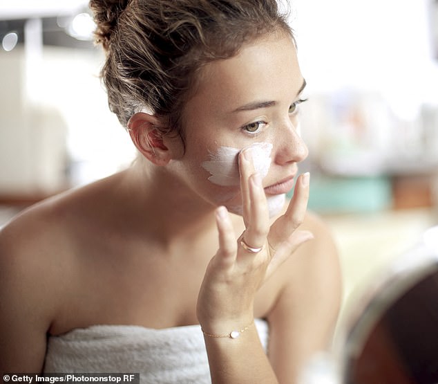 Oddly enough, Rhode Skin cosmetic chemist Ron Robinson recently shared similar advice during an interview with DailyMail.com (file image)