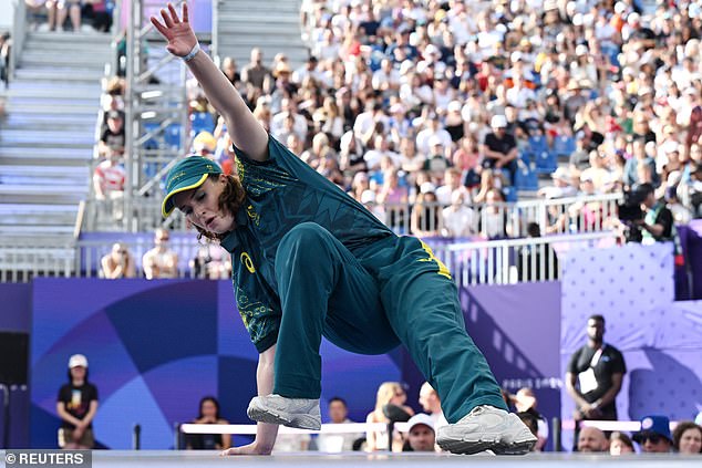 The Australian breakdancer, 36, became an overnight internet sensation after her wild dance moves at the sports show became the most talked-about moment of the event.