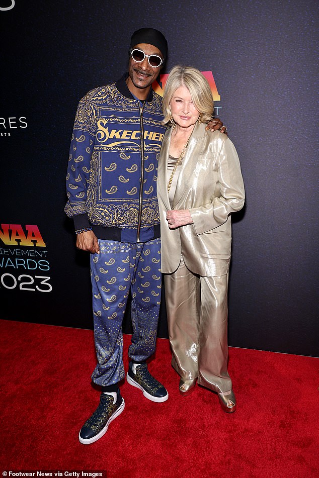 Martha teamed up with her friend Snoop Dogg in 2016 for the VH1 show Martha and Snoop's Potluck Dinner Party and the pair also teamed up for a T-Mobile Super Bowl ad in 2017.