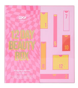 Pictured: OXX Cosmetics 12-Day Beauty Box Makeup Advent Calendar