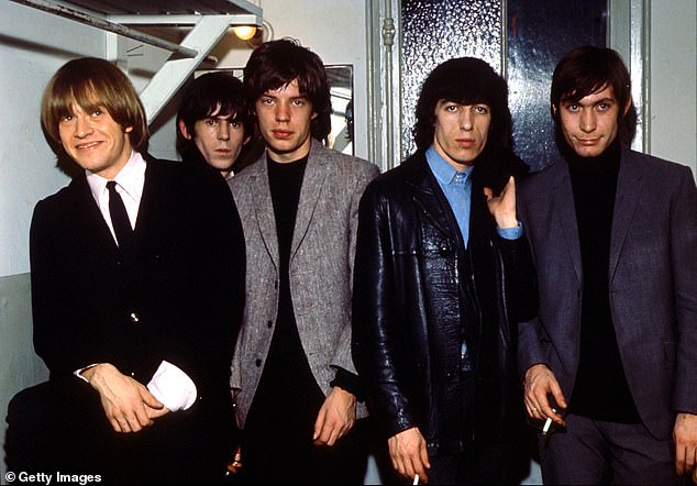 Former Rolling Stones bassist Bill Wyman (second from right) was unhappy with his surprise contribution to Hackney Diamonds, the band's final album. The band appears in the 1960s (LR): Brian Jones, Keith Richards, Mick Jagger, Wyman and Charlie Watts.