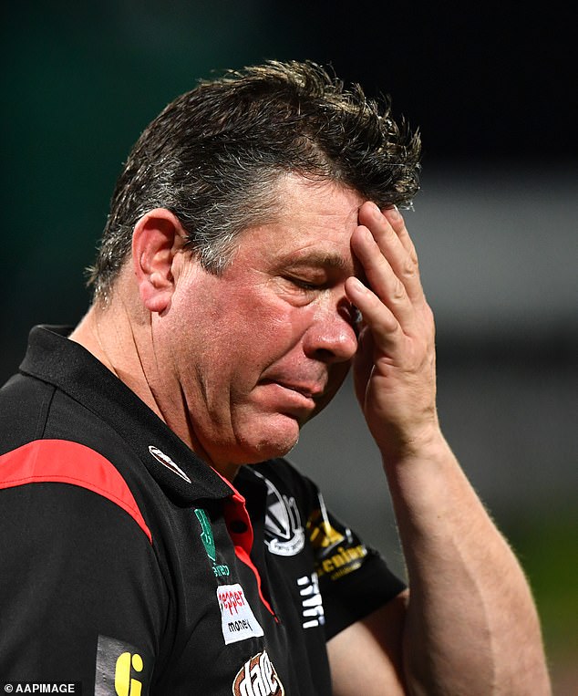 Ratten (pictured) discovered his daughter had epilepsy on the same day he was appointed St Kilda head coach.