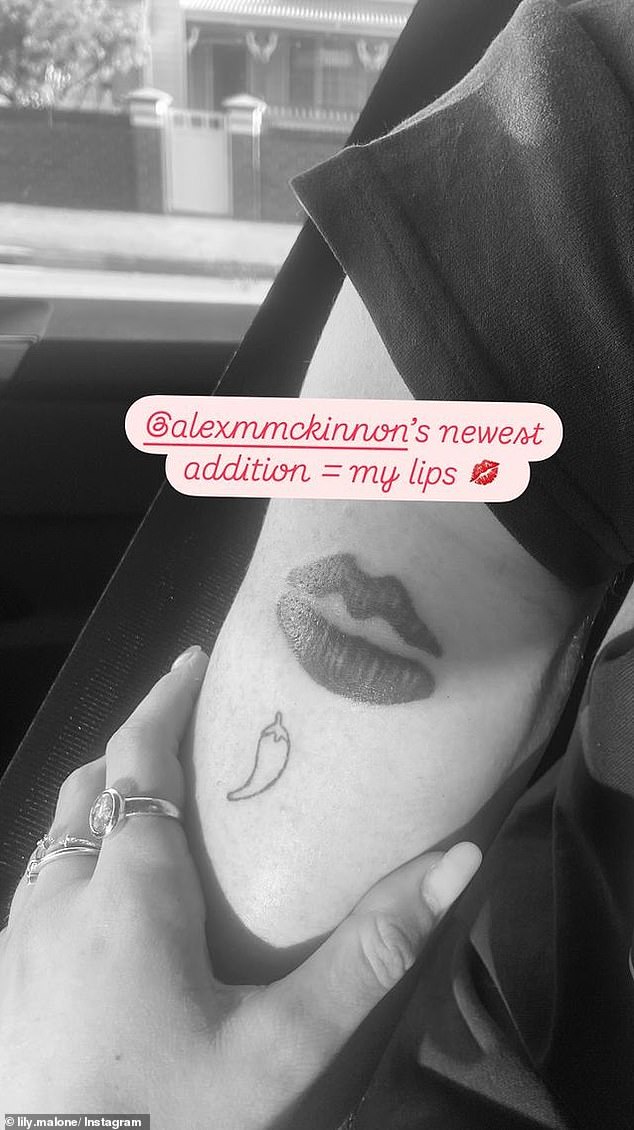 The quadriplegic former NRL star, 32, and his new partner, 22, took to their respective Instagram Stories on Friday to share a black and white photo of the fresh ink.