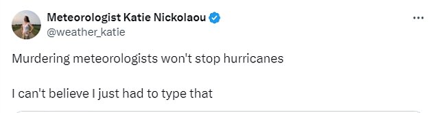 1728623343 660 Meteorologists face death threats after debunking bizarre Hurricane Milton conspiracy