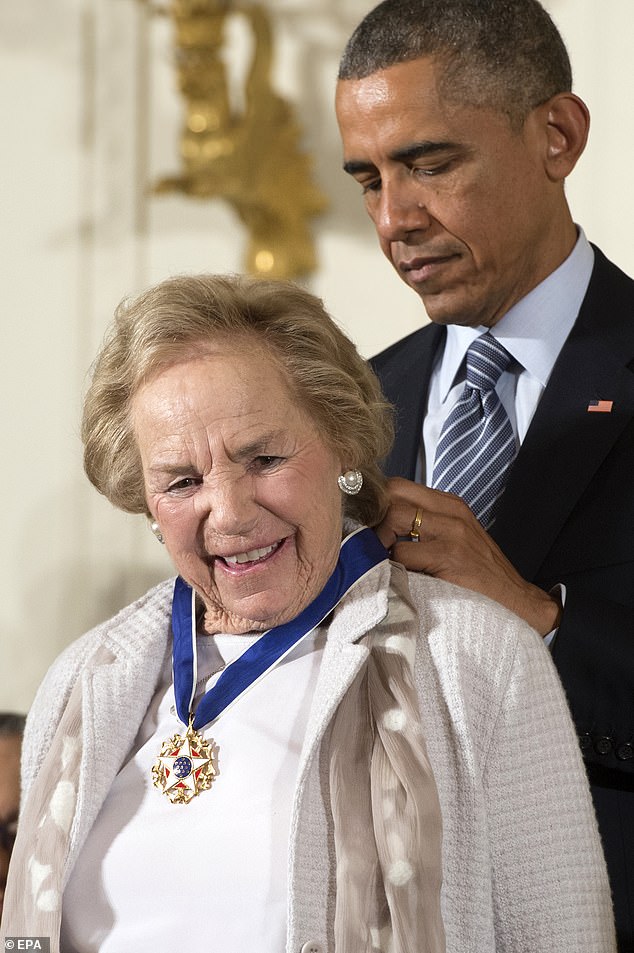 Ethel received the Presidential Medal of Honor from Barack Obama in 2014.