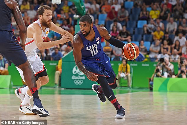 Irving previously won a gold medal with Team USA at the 2016 Rio Olympics.