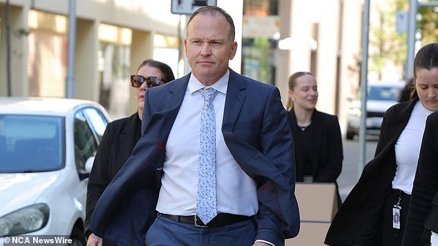 State prosecutor Brett Tooker (pictured) told the WA Supreme Court that days after Colleen Rebelo's death, her son Andre launched claims on his life insurance policy he had taken out against her the week before her death .