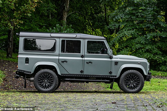 Specially customized by Nene Overland, it is estimated to sell for between £75,000 and £85,000 when it goes on sale on November 9.