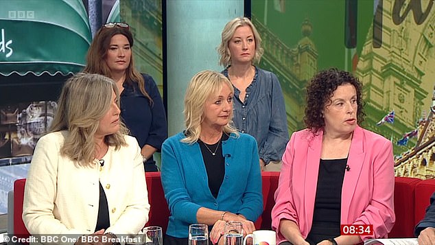 Pictured above are five former Harrods employees who spoke out about Al Fayed's alleged abuse. Pictured below, from left to right, are Jen, Lindsay and Catherine. Above from left to right are Nicole and Gemma.