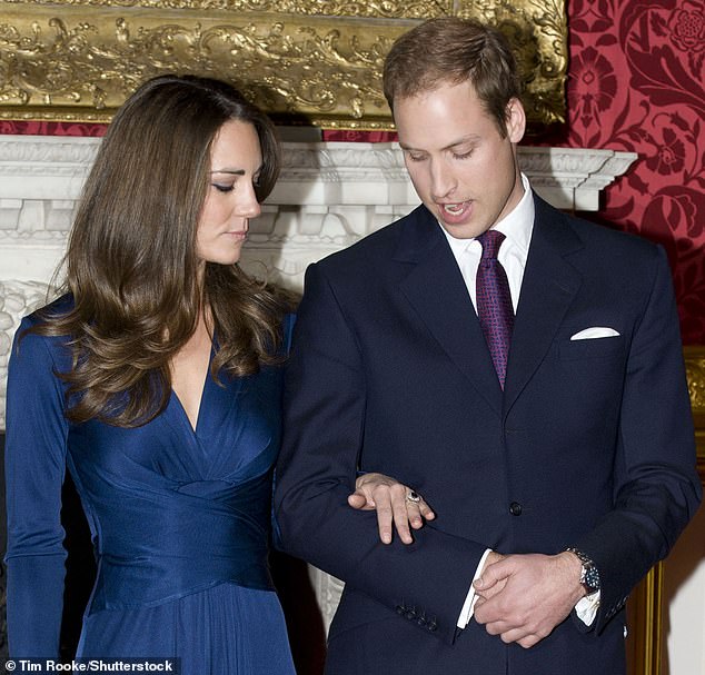 Prince William proposed to Catherine with his late mother's sapphire ring in Kenya in 2010.