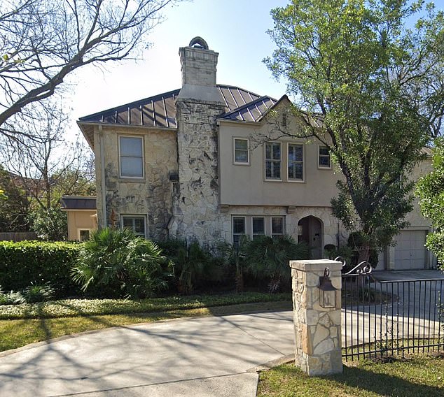 An extensive investigation has already been carried out on the family's four-bedroom, five-bathroom Olmos Park home (pictured), estimated to be worth $1.4 million.