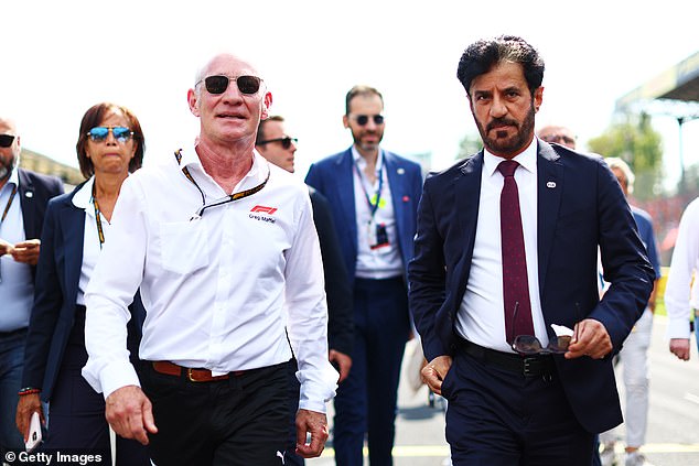 Liberty Media chief executive Greg Maffei (left) has been increasingly visible at the races in recent months amid suggestions he wants a leadership change in Formula One.