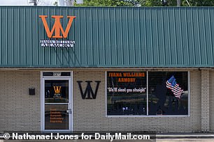 Williams, the owner of this gun store in Brandon, Mississippi, appealed her firing, saying that if she were a man she wouldn't have been fired.