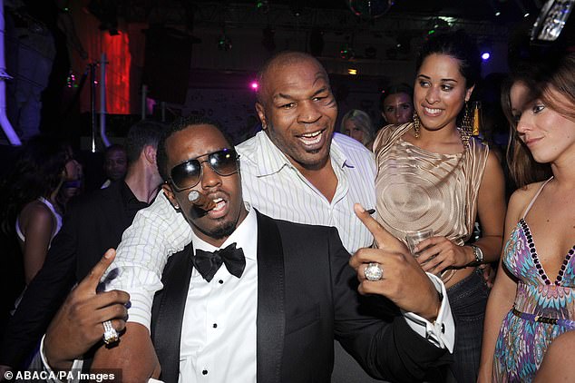 In an exclusive interview with DailyMail.com, the 58-year-old boxing legend was questioned about his ties to Combs, 54 (pictured together at a Cannes Film Festival party).