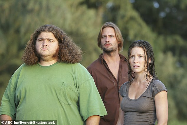 Jorge appears on Lost with his co-stars Josh Holloway and Evangeline Lilly.