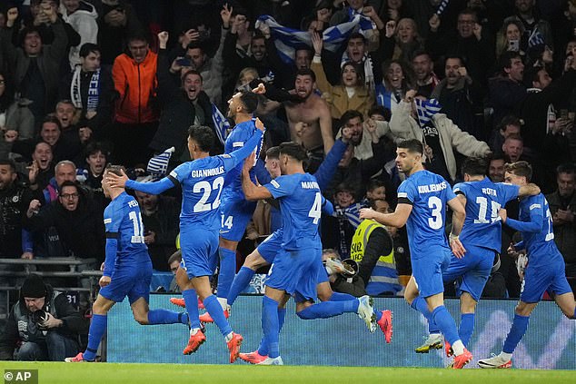 Greece claimed a famous 2-1 victory over England at Wembley on Thursday night thanks to a brace from Vangelis Pavlidis.