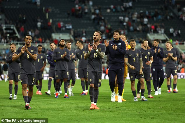 Ahead of Euro 2024, England played their first game at St James' Park in almost 20 years