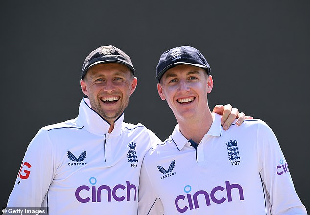 Yorkshire duo Joe Root (left) and Harry Brook (right) led the way with their record-breaking partnership.