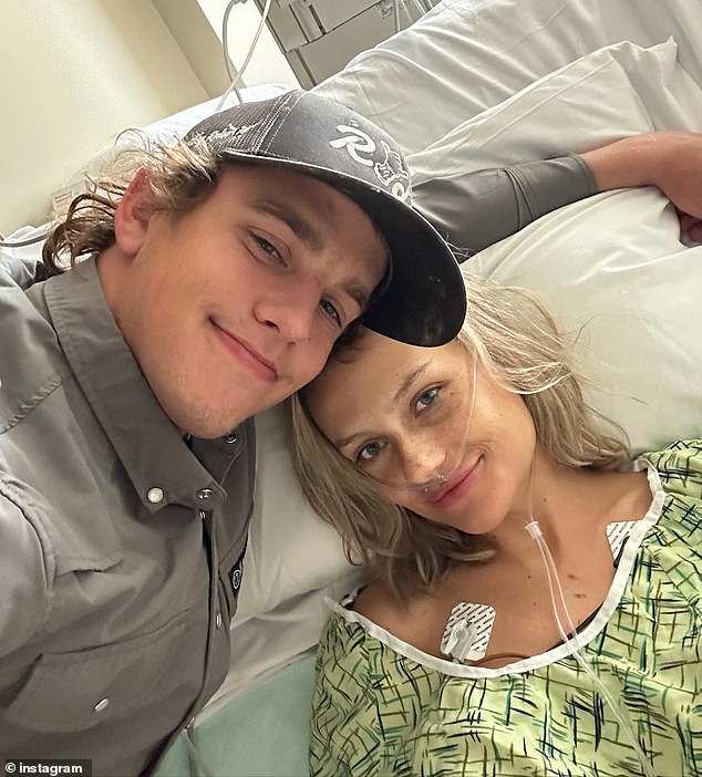 The 25-year-old influencer had been suffering from a mysterious illness for more than a year before her death; seen with her husband Cameron Grigg