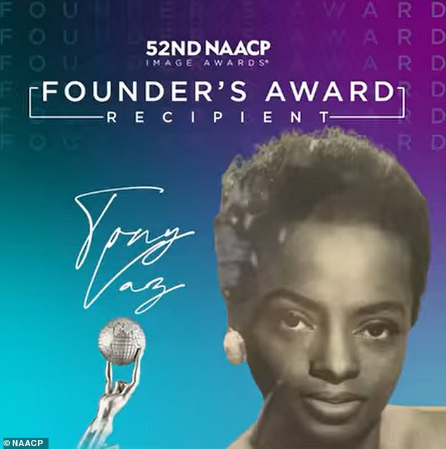 Vaz founded the NAACP Image Awards. The first ceremony was held in 1967.