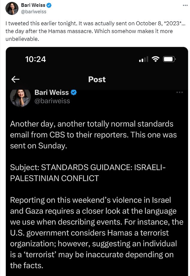 1728695376 681 CBS warns journalists not to say that Jerusalem is in