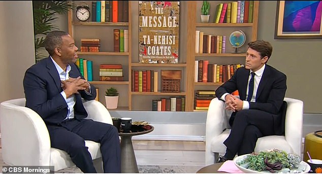 CBS Mornings co-host Tony Dokoupil (right) criticized author Ta-Nehisi Coates (left) for 