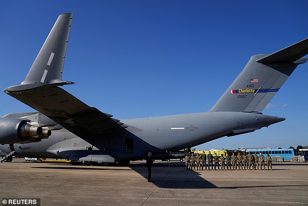 One option would be to fly Trump aboard a C-17. Ukrainian President Volodymyr Zelensky wore one when he visited Pennsylvania during his recent trip to the United States.