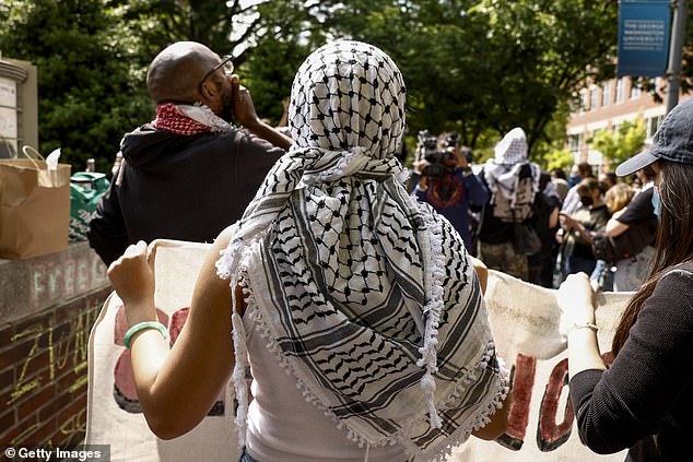 The keffiyeh is a traditional headdress in some parts of the Middle East.