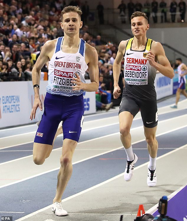 Fitzgibbon last represented Great Britain at the 2019 European Indoor Championships.